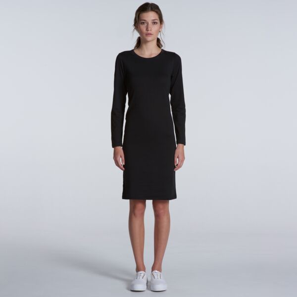 AS Colour Womens Mika Organic Long Sleeved Dress Thumbnail